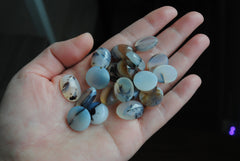 Dendrite agate cabochons (lot G)
