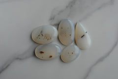 Dendritic agate cabochons (Lot D)