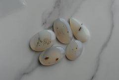 Dendritic agate cabochons (Lot D)