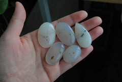 Dendritic agate cabochons (Lot D)