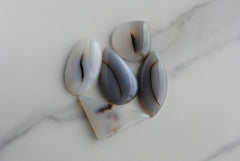Dendritic agate cabochons (Lot E)