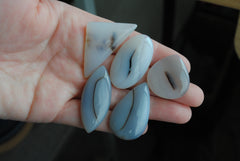 Dendritic agate cabochons (Lot E)