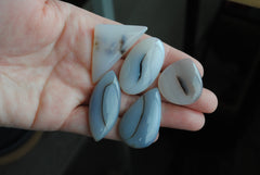 Dendritic agate cabochons (Lot E)