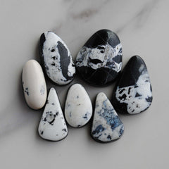White Buffalo cabochons (lot C)