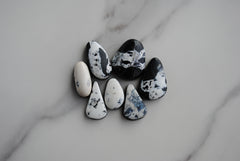 White Buffalo cabochons (lot C)