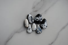White Buffalo cabochons (lot C)