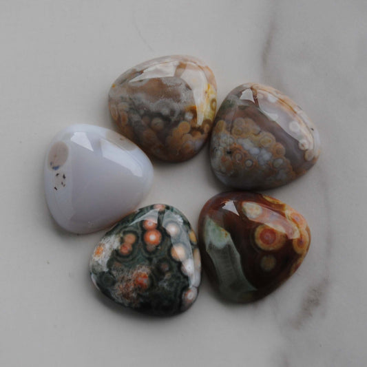 20mm trillion Ocean Jasper cabochons