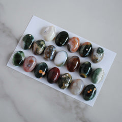 Ocean Jasper 10x14mm oval cabochons