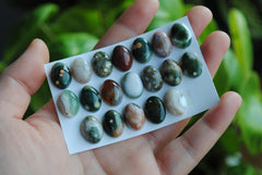 Ocean Jasper 10x14mm oval cabochons