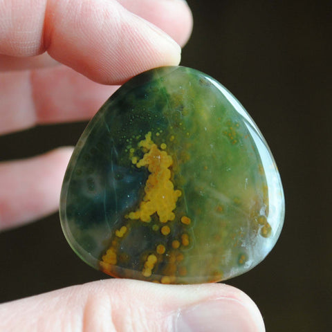 35mm trillion Ocean Jasper cabochon