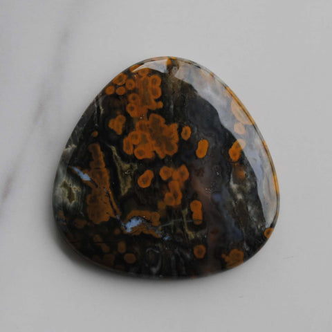 35mm trillion Ocean Jasper cabochon