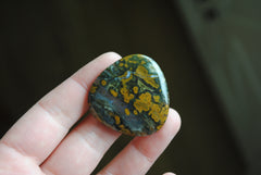 35mm trillion Ocean Jasper cabochon