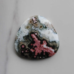 35mm trillion Ocean Jasper cabochon