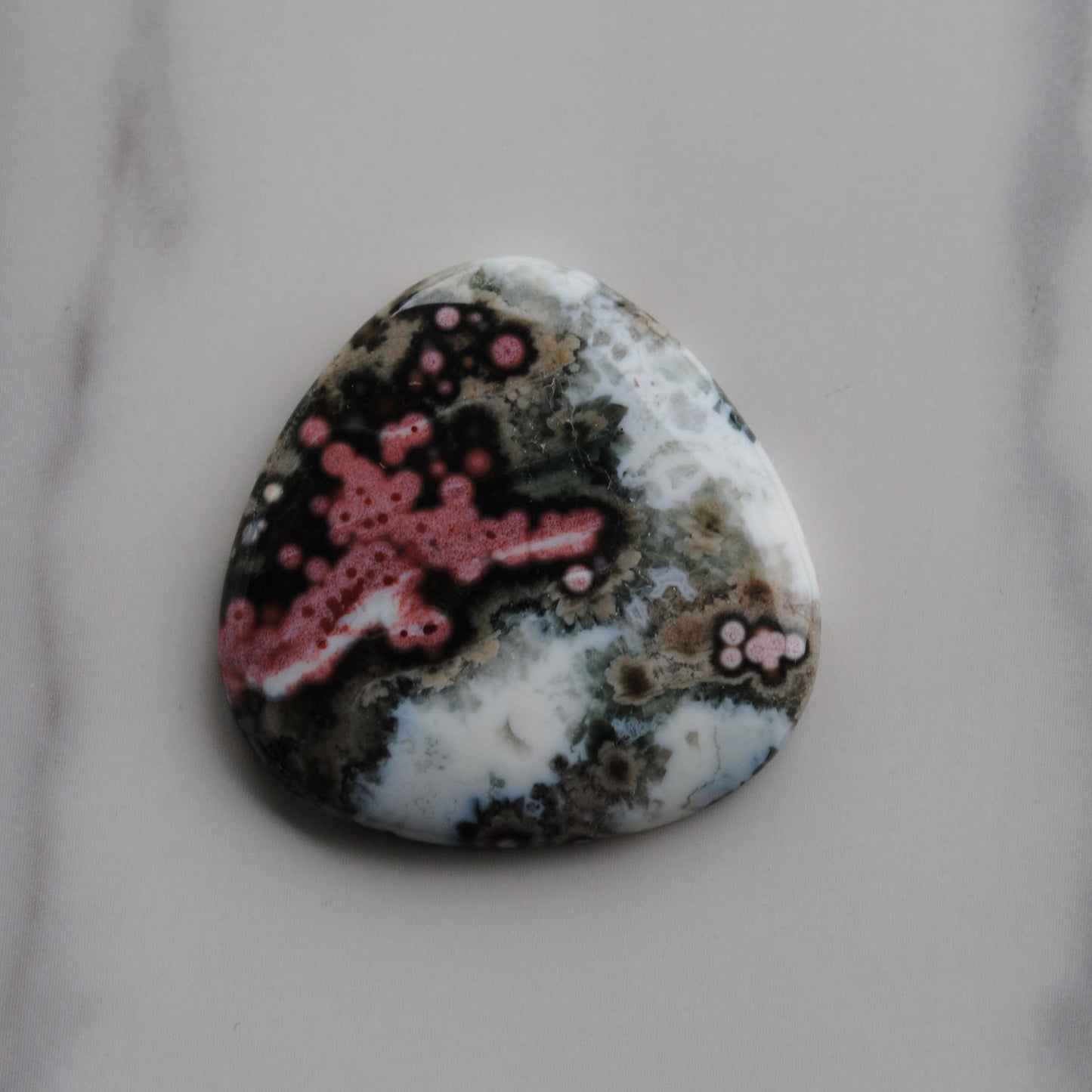 35mm trillion Ocean Jasper cabochon