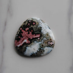 35mm trillion Ocean Jasper cabochon