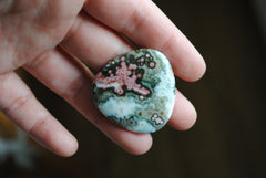 35mm trillion Ocean Jasper cabochon