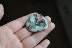 35mm trillion Ocean Jasper cabochon