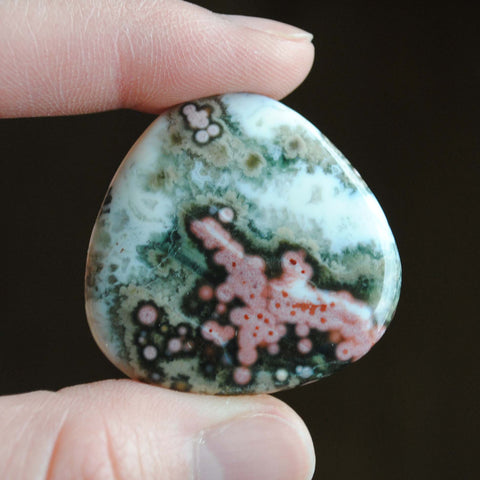 35mm trillion Ocean Jasper cabochon