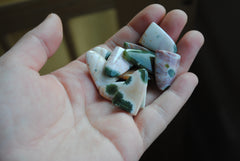 Ocean Jasper puff/tongue stones (Lot A)