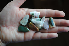 Ocean Jasper puff/tongue stones (Lot B)
