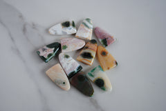Ocean Jasper puff/tongue stones (Lot C)