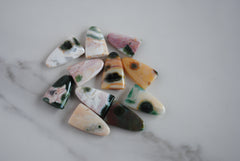 Ocean Jasper puff/tongue stones (Lot C)