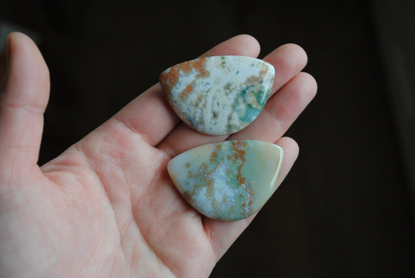 31x45mm Ocean Jasper cabochons