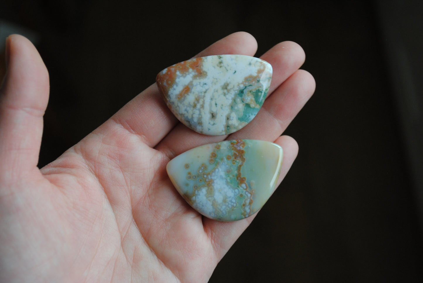 31x45mm Ocean Jasper cabochons