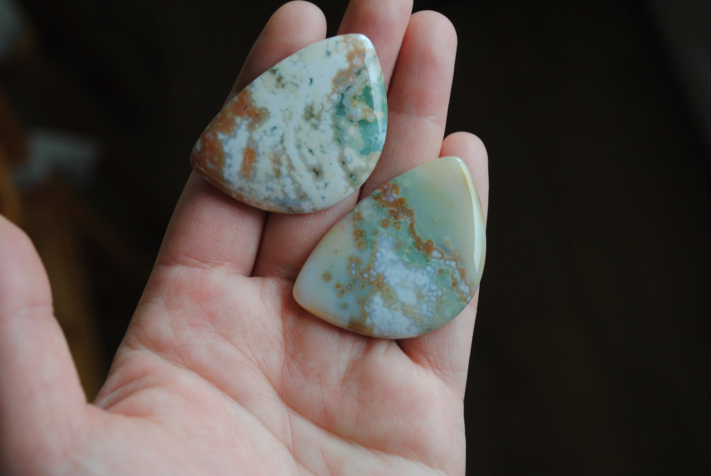 31x45mm Ocean Jasper cabochons