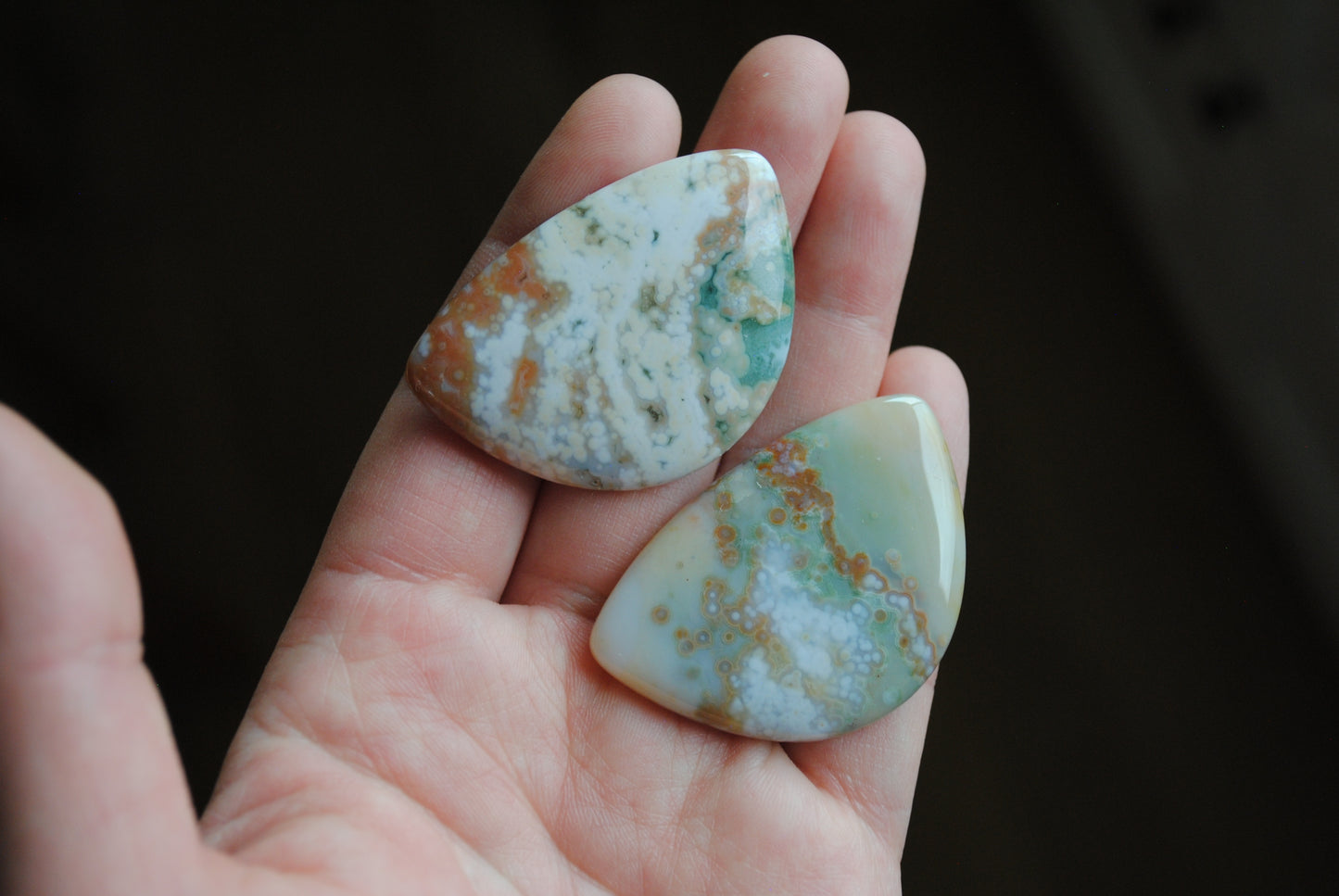 31x45mm Ocean Jasper cabochons