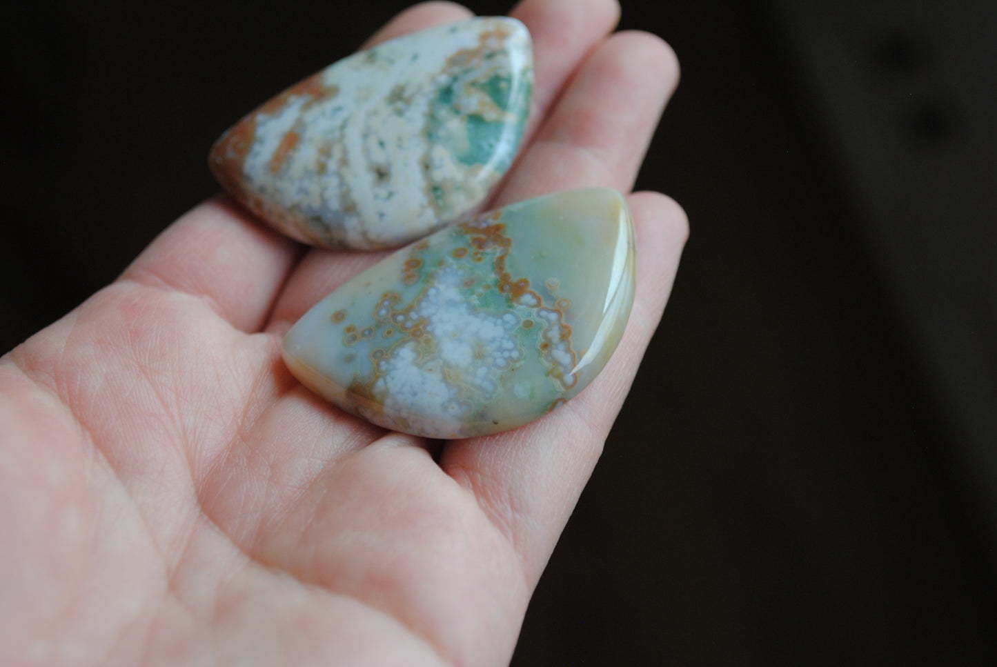 31x45mm Ocean Jasper cabochons