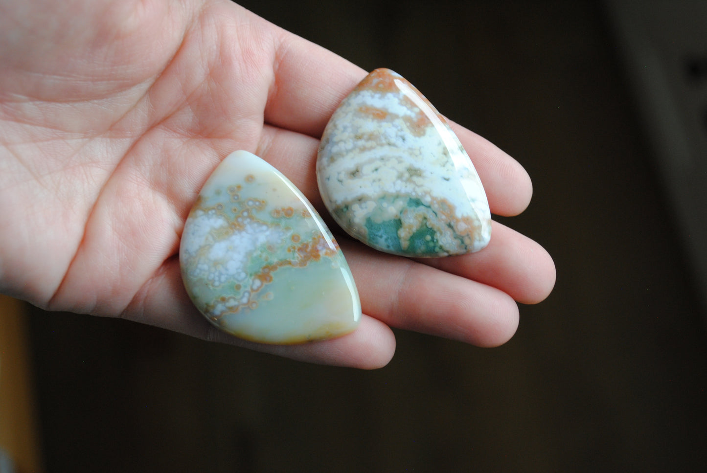 31x45mm Ocean Jasper cabochons