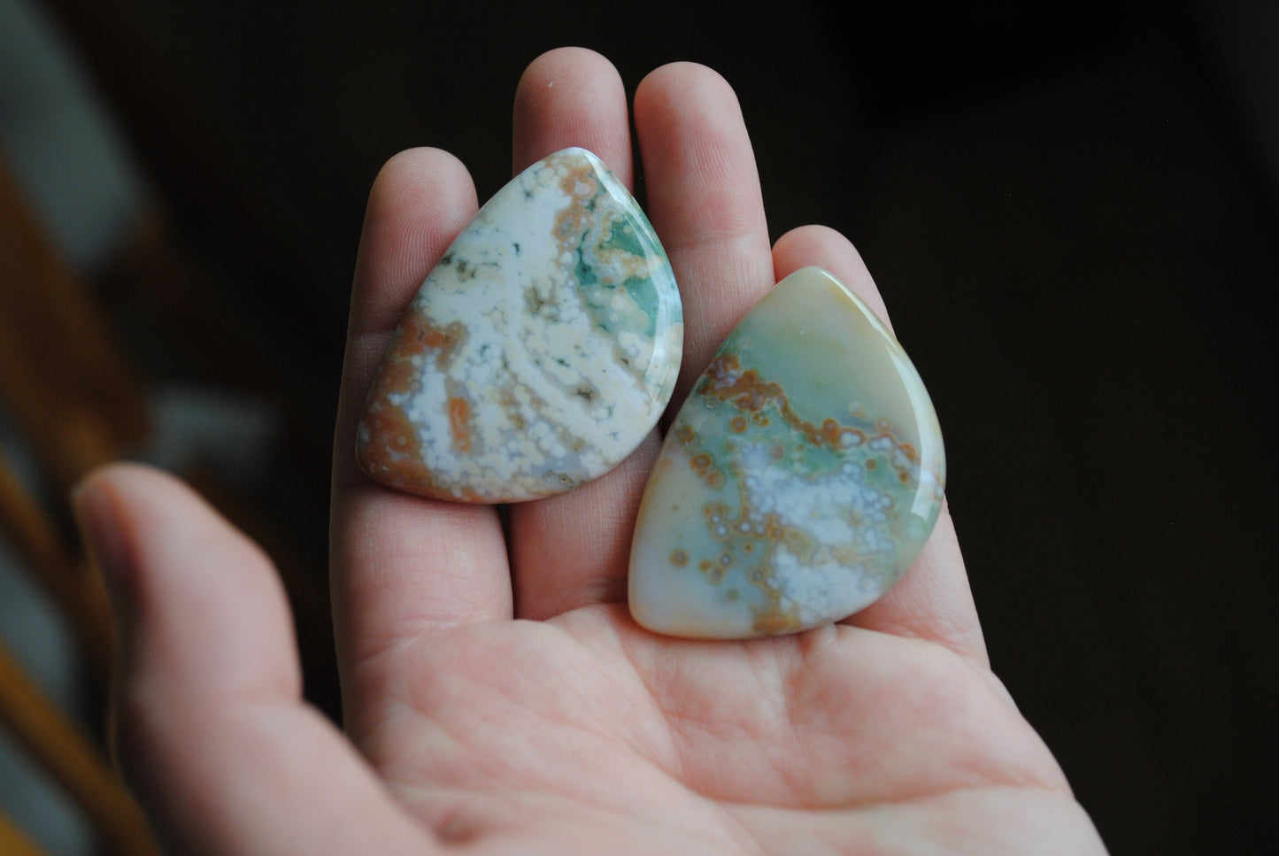 31x45mm Ocean Jasper cabochons