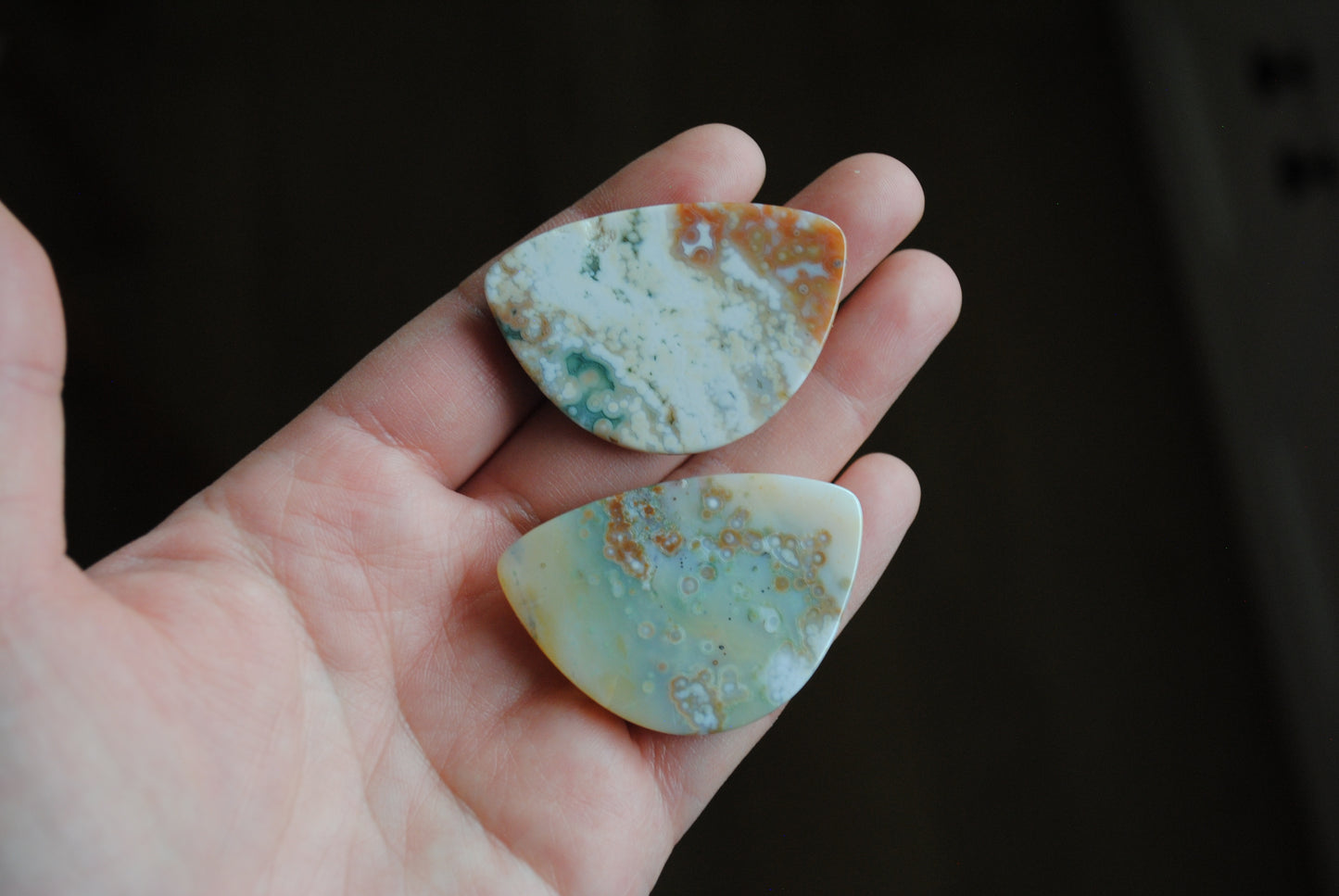 31x45mm Ocean Jasper cabochons