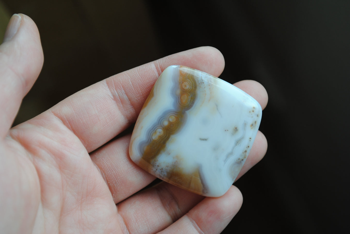 Square 40mm Ocean Jasper cabochon