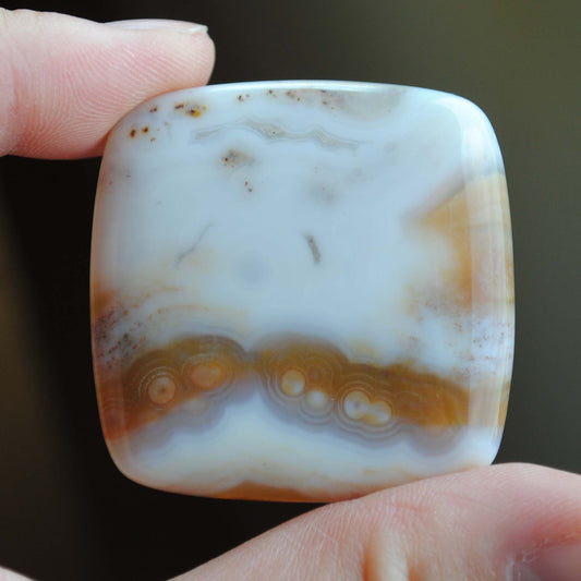 Square 40mm Ocean Jasper cabochon