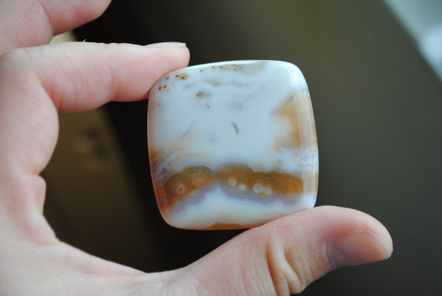 Square 40mm Ocean Jasper cabochon