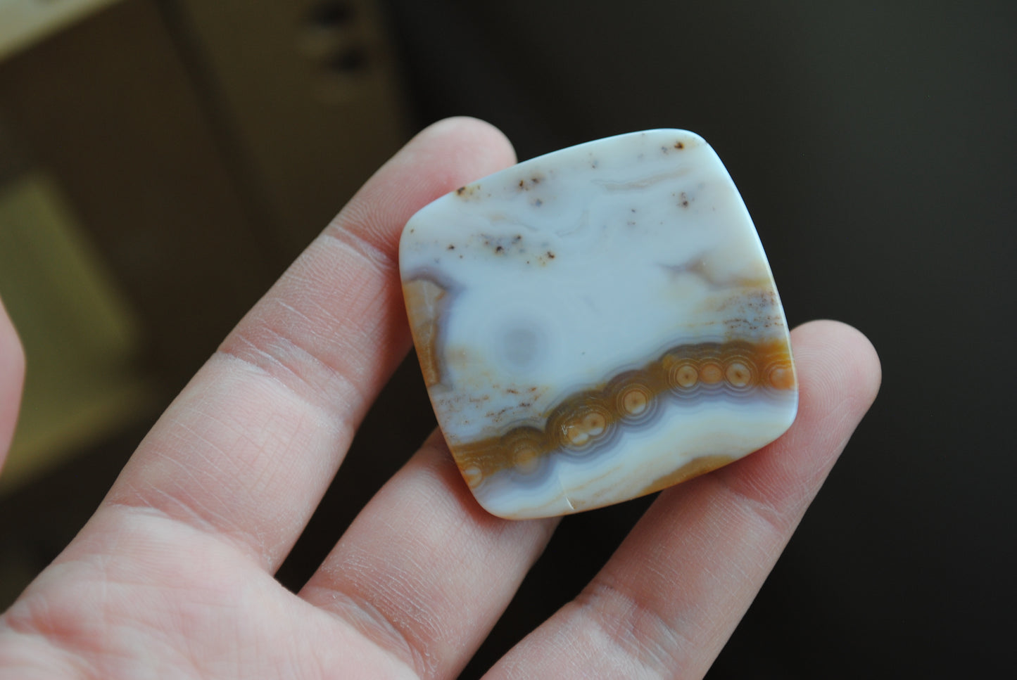 Square 40mm Ocean Jasper cabochon