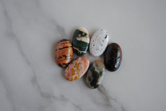 23x14mm oval Ocean Jasper cabochons (Lot B)