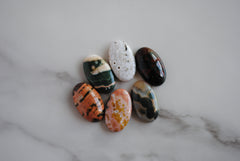 23x14mm oval Ocean Jasper cabochons (Lot B)