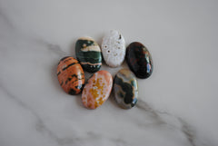 23x14mm oval Ocean Jasper cabochons (Lot B)