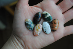 23x14mm oval Ocean Jasper cabochons (Lot B)