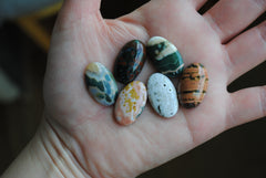 23x14mm oval Ocean Jasper cabochons (Lot B)