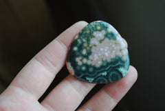 40mm trillion Ocean Jasper cabochon