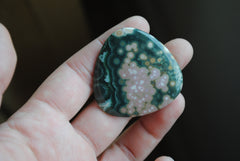 40mm trillion Ocean Jasper cabochon