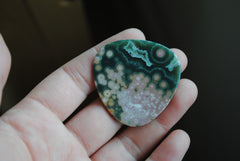 40mm trillion Ocean Jasper cabochon