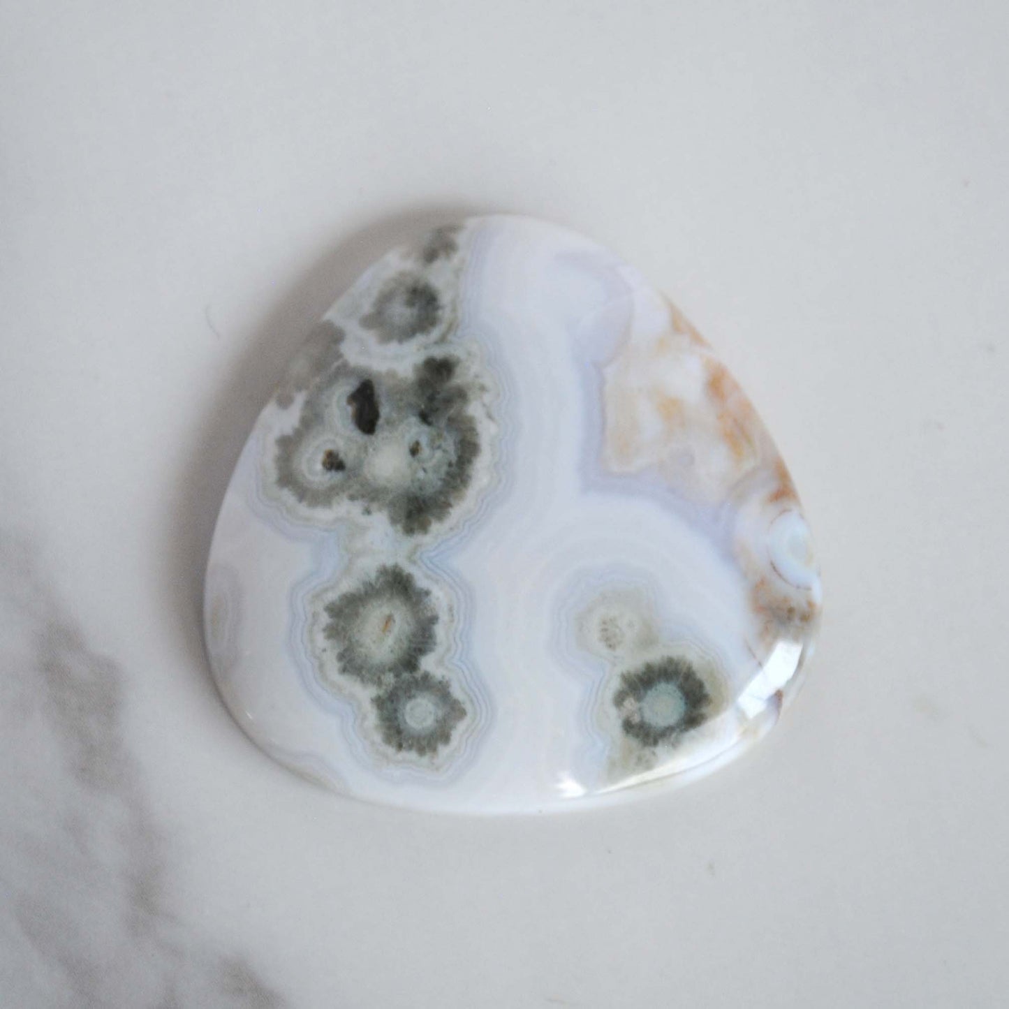 40mm trillion Ocean Jasper cabochon