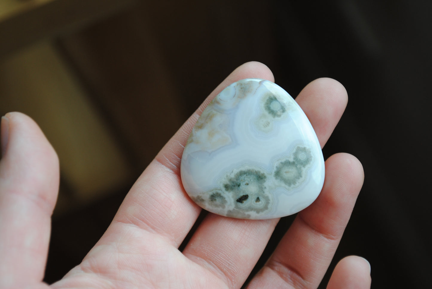 40mm trillion Ocean Jasper cabochon