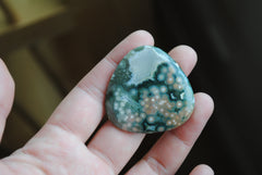 40mm trillion Ocean Jasper cabochon