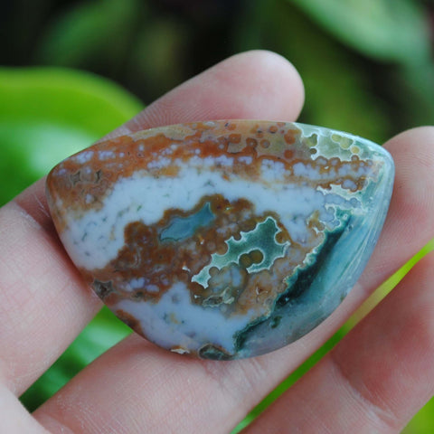 31x45mm Ocean Jasper cabochon